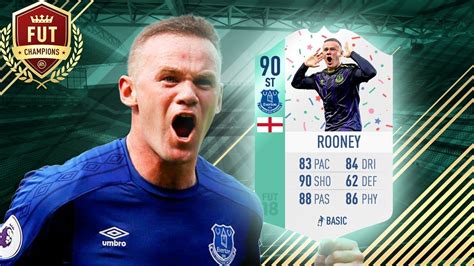 93 premium sbc wayne rooney review! FUT BIRTHDAY ROONEY IS A FUT CHAMPIONS MASTER! FIFA 18 SBC ...