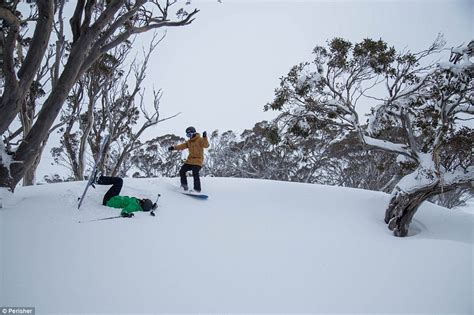 Snow Falls In Australia As Temperatures Plummet To Lowest