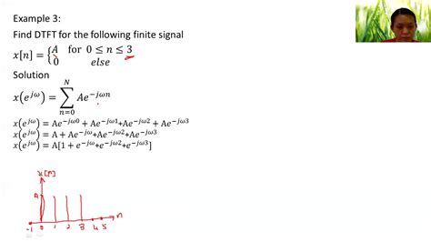 DTFT Discrete Time Fourier Transform Problem Solved YouTube