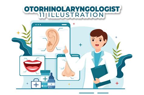 11 Otorhinolaryngologist Illustration By Denayunethj Thehungryjpeg