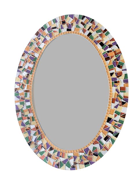 Oval Mosaic Mirror Green Street Mosaics