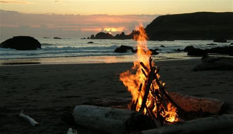 California Beach Bonfires California Beaches