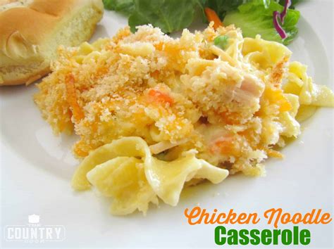 Chicken Noodle Casserole - The Country Cook