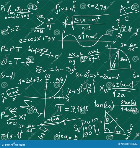 Math Stock Vector Image Of College Mathematics Scribble 7918187