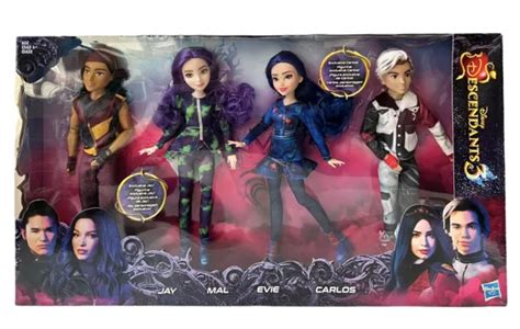 Disney Descendants Isle Of The Lost Collection Dolls Pack Jay Carlos Evie Mal Picclick