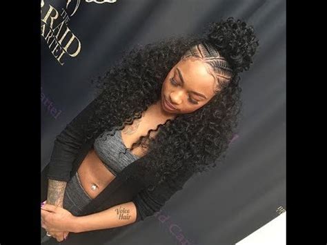 Goddess braids are sometimes called granny braids. Feed in braids quick weave Video - Black Hair Information