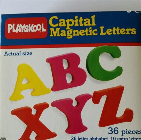 Playskool Magnetic Capital Letters