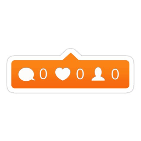 Instagram Notification Stickers By Nicomalala Redbubble