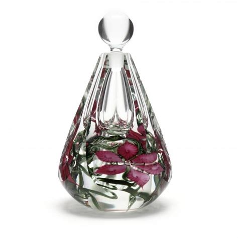 Vandermark Studio Paperweight Art Glass Perfume Bottle Lot 251 The