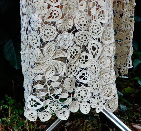 Crochet Wedding Dress Irish Lace Irish Lace Dress White Etsy