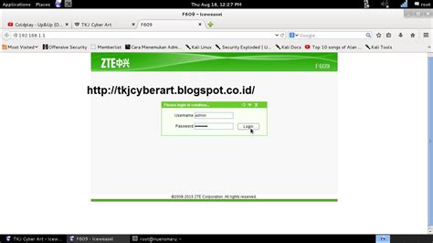 Masuk ke halaman login admin terlebih dahulu seperti yang sudah dijelaskan di atas. Cara Melihat Nomer Telkom Speedy Modem ZTE F660 & ZTE F609 ...