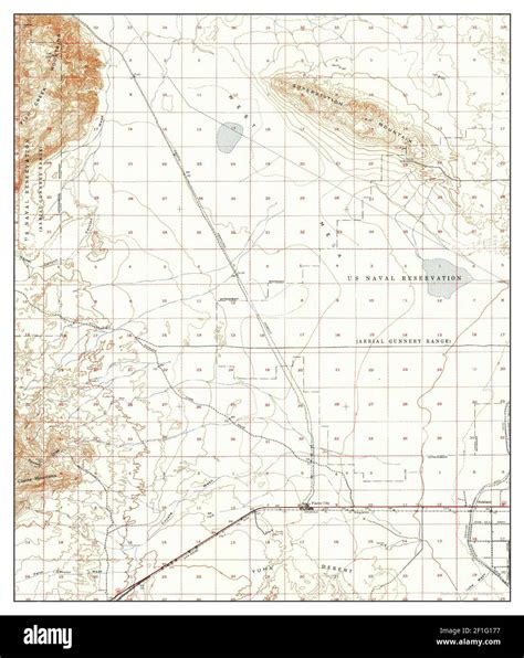 Plaster City California Map 1940 162500 United States Of America