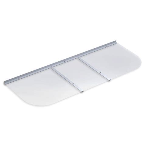 Universal fit polycarbonate window well cover. Ultra Protect 58 in. x 21 in. Elongated Clear ...