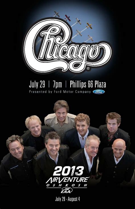 Chicago2013 Chicago The Band Concert Posters Music Poster