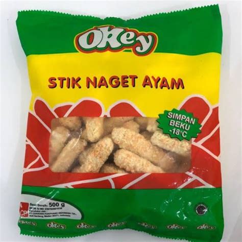 Jual Okey Stik Nugget Ayam 500 Gr Frozen Food Shopee Indonesia