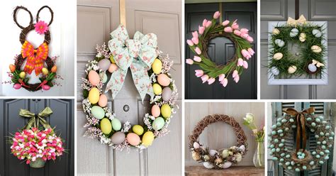 20 Lovely DIY Easter Wreaths you Can Make at Home This Spring - The ART