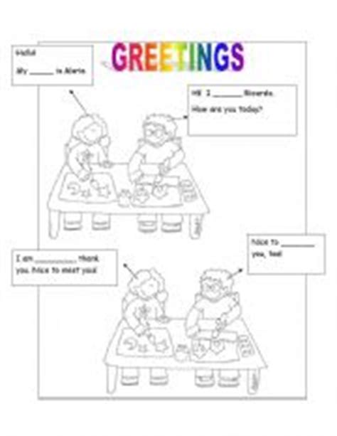 english teaching worksheets greetings
