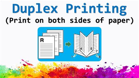 How To Print On Both Sides Of A Paper Duplex Printing Long Edge Vs