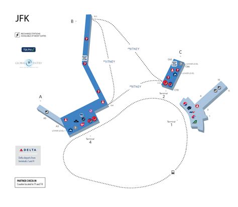 Floor Plan Jfk Terminal 4 Map