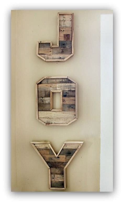 Pallet Wood Pallets And Letters On Pinterest