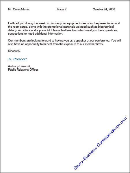 В приложении вы найдете примерный счет (фактуру) wide range of experience and efficient facilities are some of (pro forma invoice). Two Page Business Letter Sample | Sample Business Letter