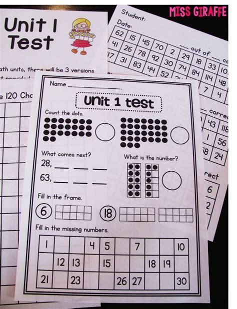 Miss Giraffes Class Building Number Sense In First Grade First Grade