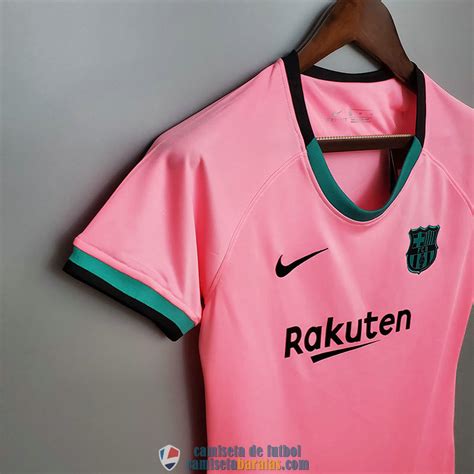 De acuerdo al club, la nueva combinación de colores toma como referencia los vibrantes amaneceres rosa fc barcelona. Camiseta Mujer Barcelona Tercera Equipacion 2020/2021 ...