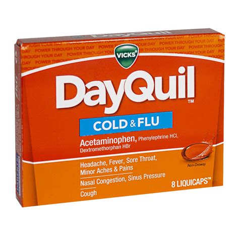 Wholesale Dayquil Cold And Flu Relief Box Of 8 Cold Weiners Ltd