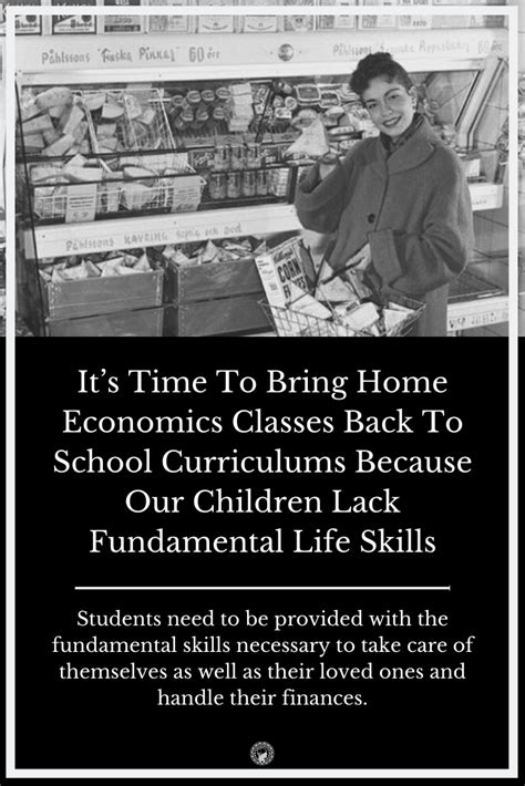 Its Time To Bring Home Economics Classes Back To School Curriculums