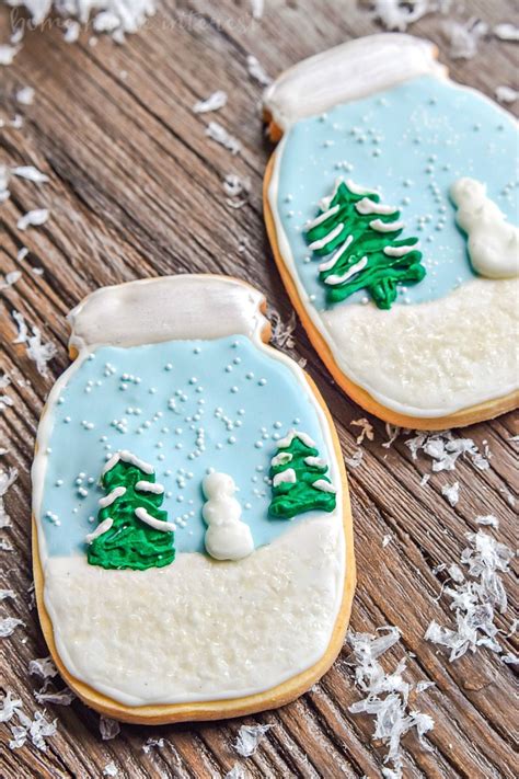 Diy Waterless Snow Globe And Snow Globe Cookies To Match Home Made