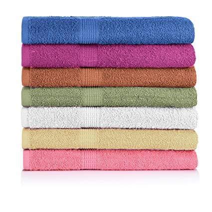 Bath towel multicoloured bath towels. Multi Colored Tufted Combed Bath Towel (terry Cotton ...