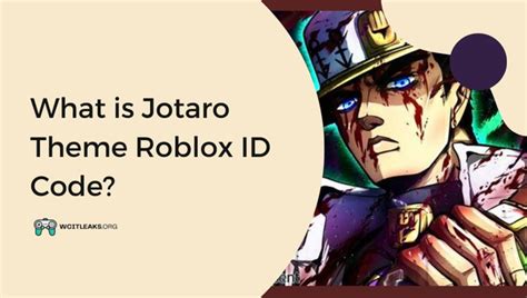 Jotaro Theme Roblox Id Codes 2023 Songmusic Ids