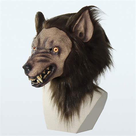 Halloween Anime Werewolf Masks Animal Wolf Realistic Cosplay Latex