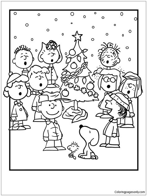 Charlie Brown Characters Coloring Pages