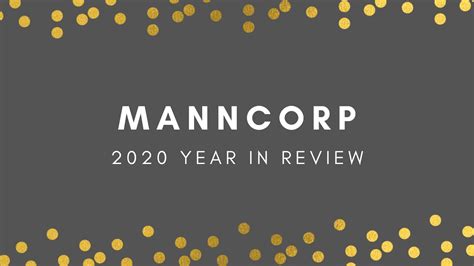 Manncorp 2020 Year In Review Youtube