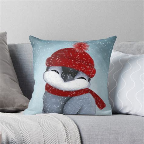 Baby Penguin Throw Pillow For Sale By Buttsp8jr Redbubble