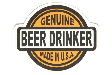 Genuine Beer Drinker Made In Usa Sticker Funny Stickers Thecheapplace