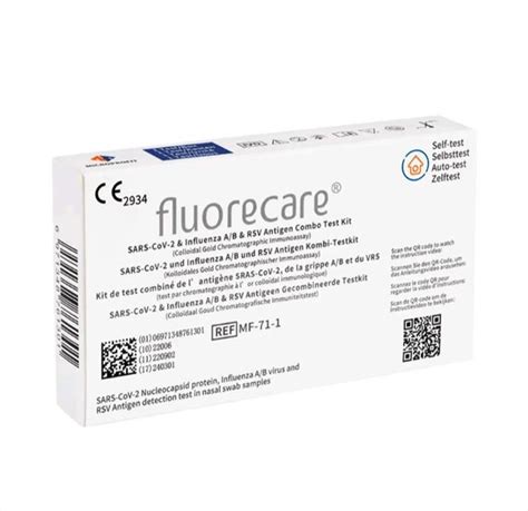 Fluorecare Sars Cov 2 And Influenza Ab And Rsv Antigen Combo Test Kit