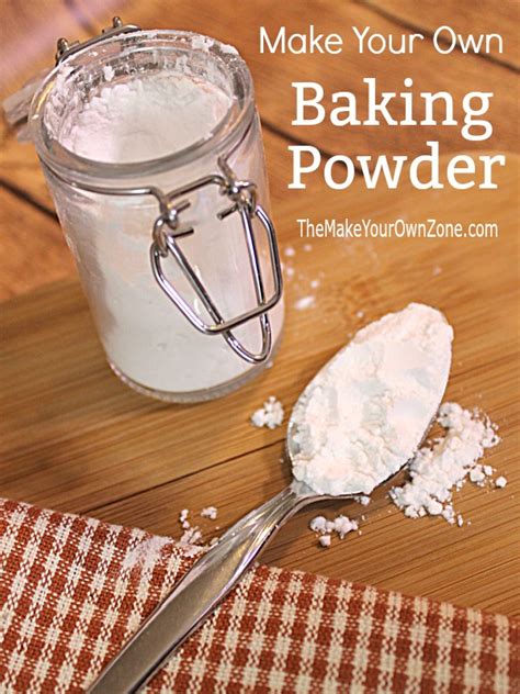 Make Your Own Baking Powder Substitute