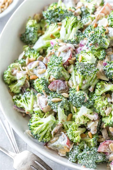 Easy Broccoli Salad Recipe Dairy Free Paleo Simply Whisked