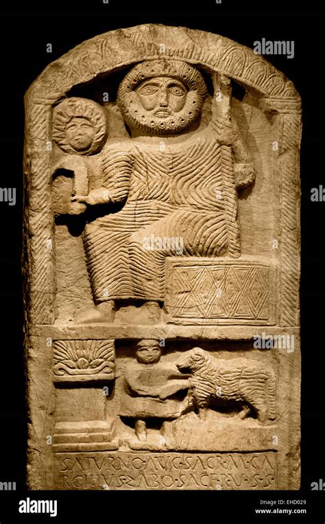 The God Baal Hammon Saturnus Africanus 2nd Century Ad 126 M