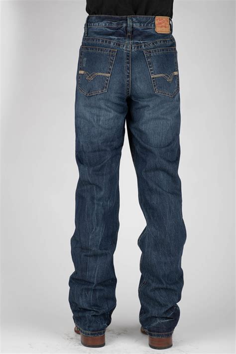 Stetson Mens 1520 Fit Blue 100 Cotton Jeans The Western Company