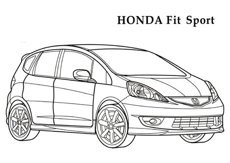 Honda Coloring Pages Download And Print For Free