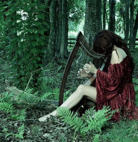 Celtic Harpist Fantasy Photography Fairy Tales Harp