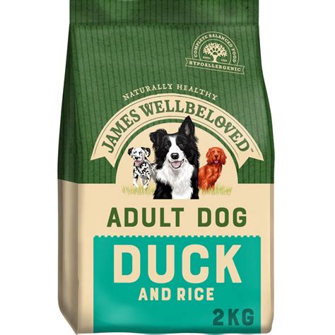 James Wellbeloved Dry Adult Dog Food Duck And Rice 2kg Pets At Home