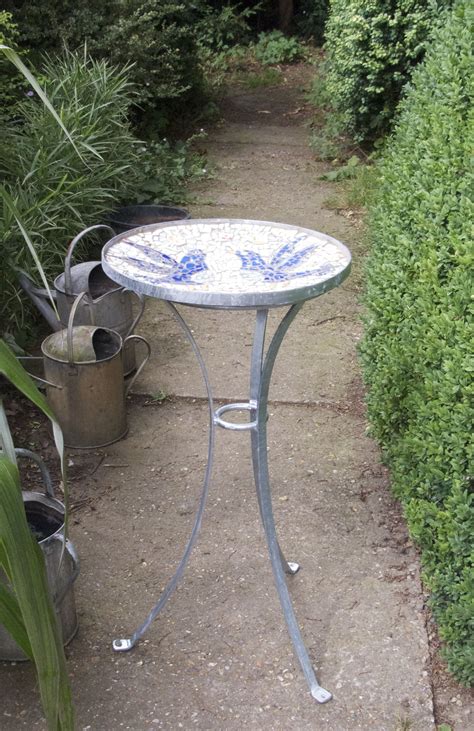 Maybe you would like to learn more about one of these? Our galvanised bird-bath with a mosaic top by Nancy ...