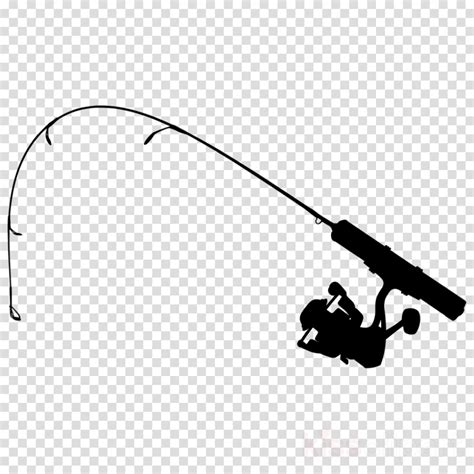 Download High Quality Fishing Pole Clipart Silhouette Transparent Png