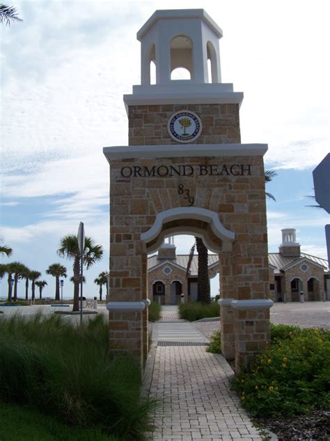 Entrance To Beach Park Ormond Beach Daytona Beach Ormond Beach