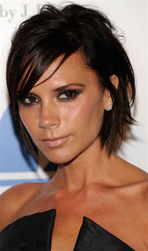 She wears super short hairstyles, we can say she is very brave about it. 10 Sexy Victoria Beckham's Bob Hairstyles