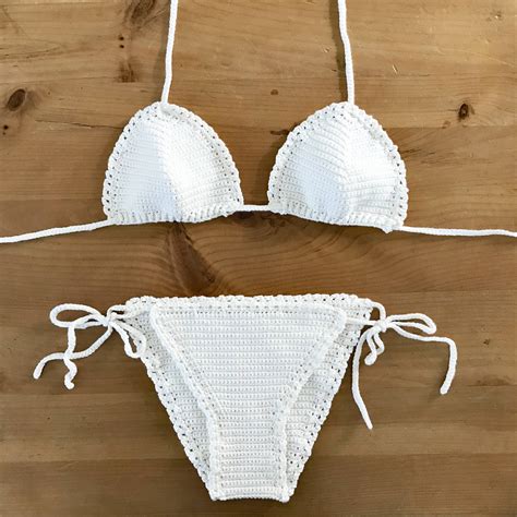 crochet bikini pattern brazilian cut boho crochet bikini etsy